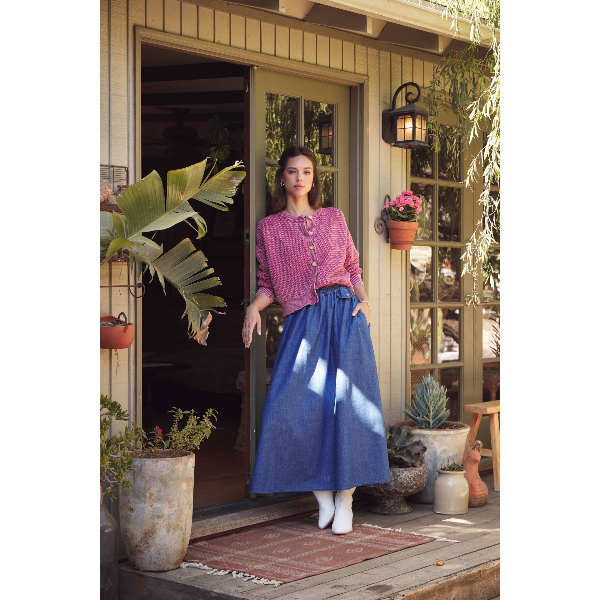 in february - Wholesale Cardigan - Women's - COZY CHIC LAYER MINERAL-WASHED CABLE KNIT SWEATER CARDIGAN4