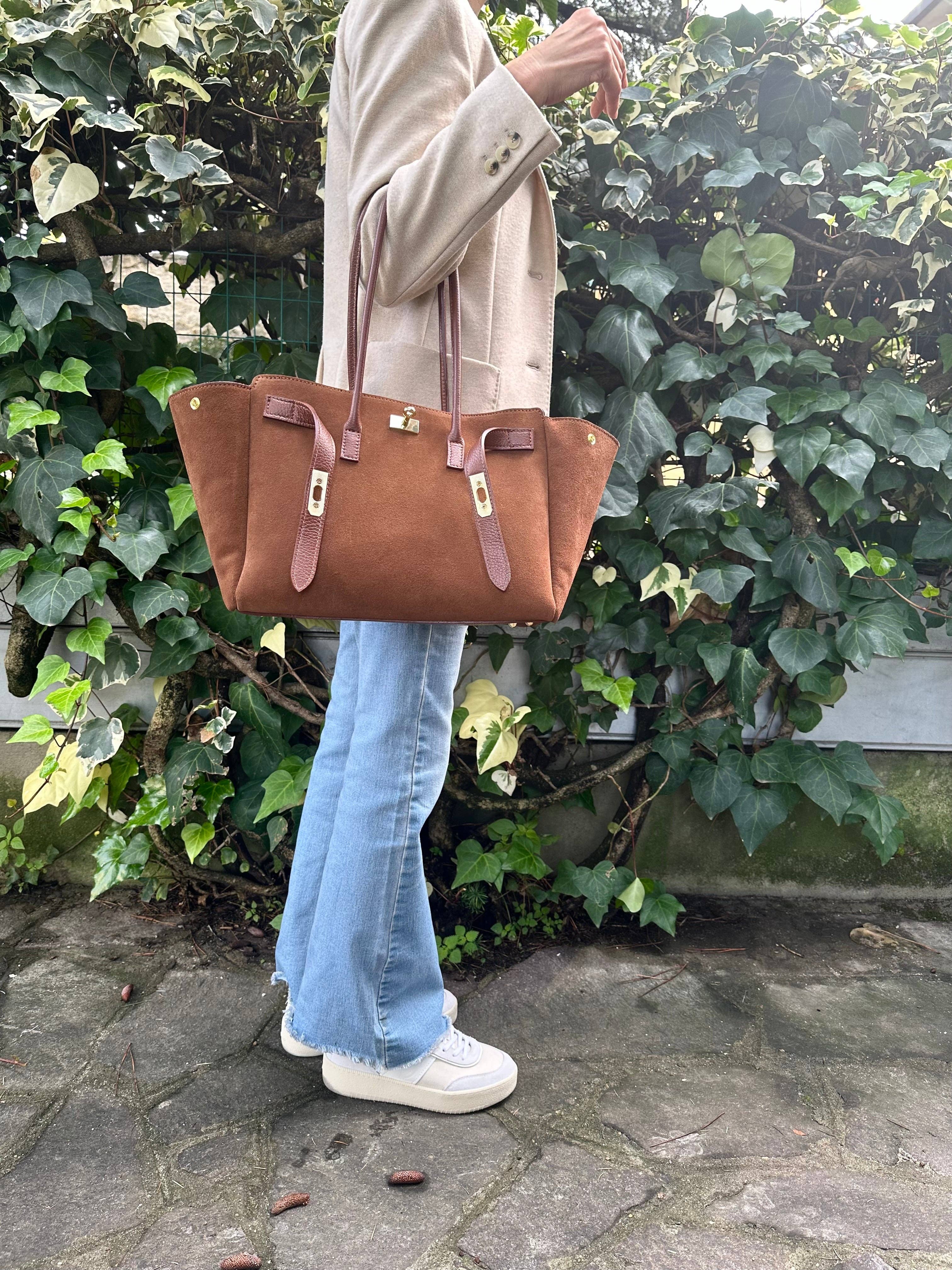 Zhade - Wholesale Shoulder Bag - Women's - Borsa a spalla in camoscio MARY16