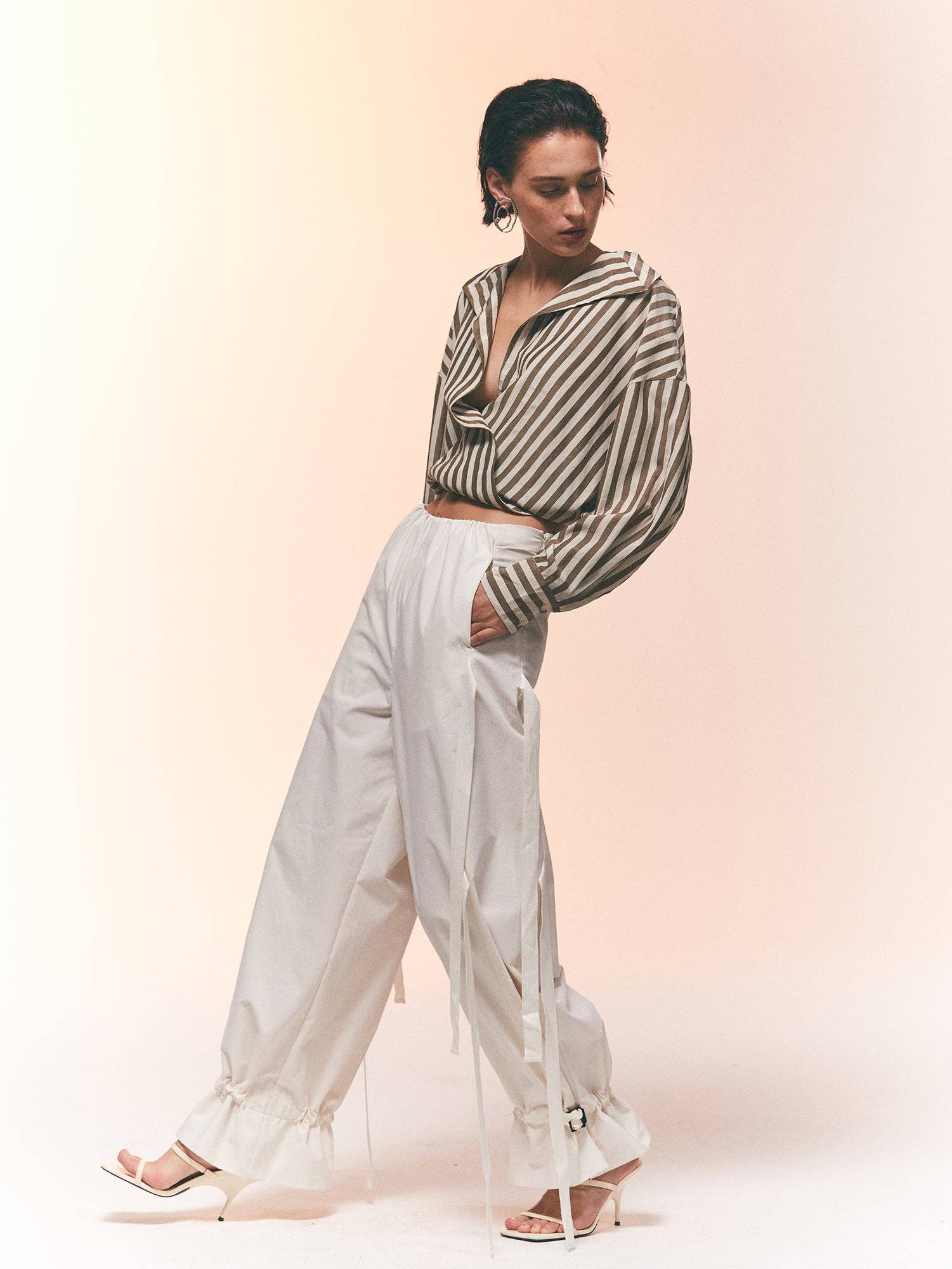 SUNDAY LIFE - Wholesale Pants - Women's - Tora-Wide pants with adjustable volume3