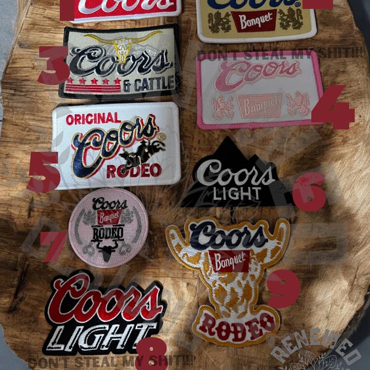 Renewed Designs - Wholesale Patch - Coors Cattle Patch2