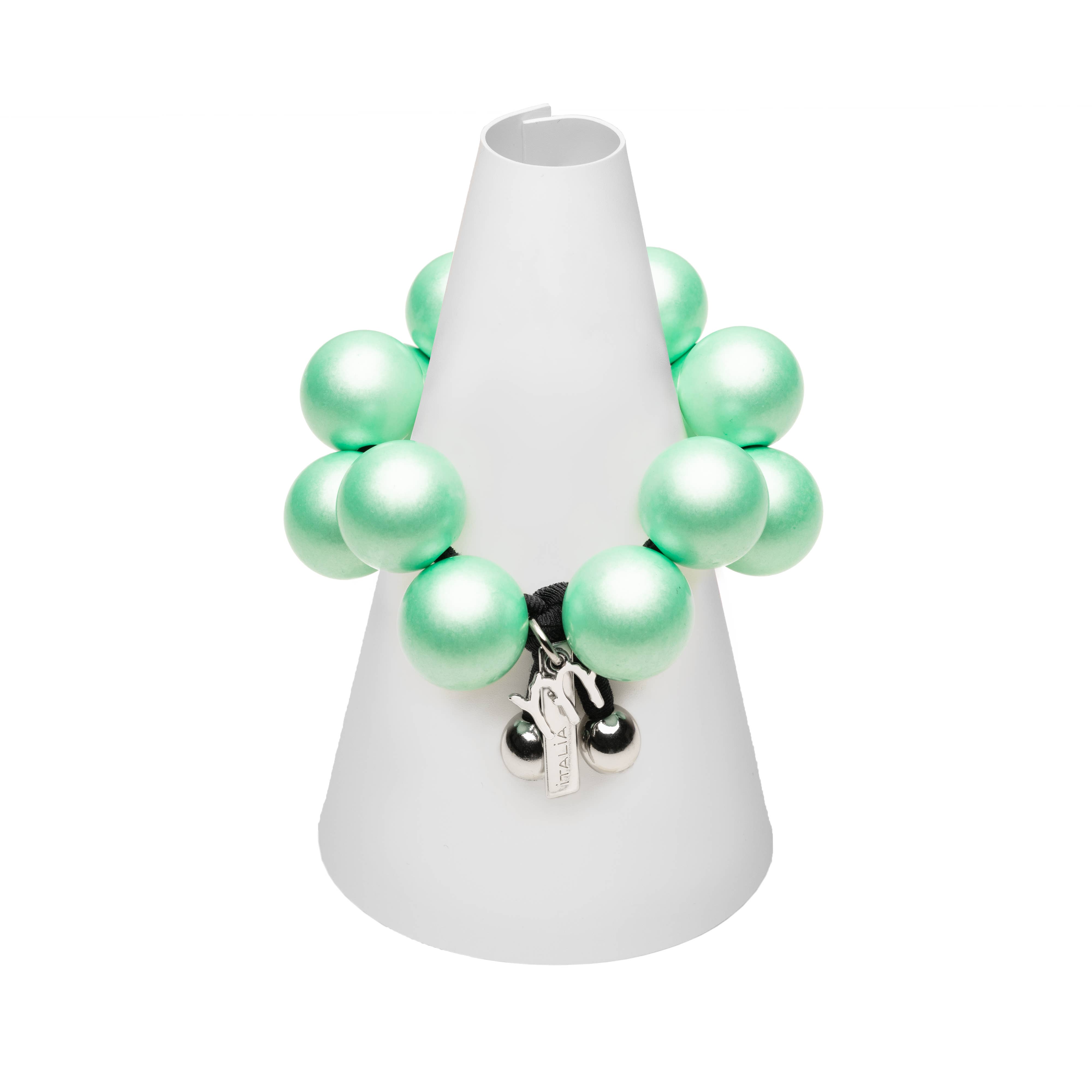 Mirta Accessori Moda - Wholesale Beaded Bracelet - Bracelet with Metal resin spheres 100% Made in Italy22