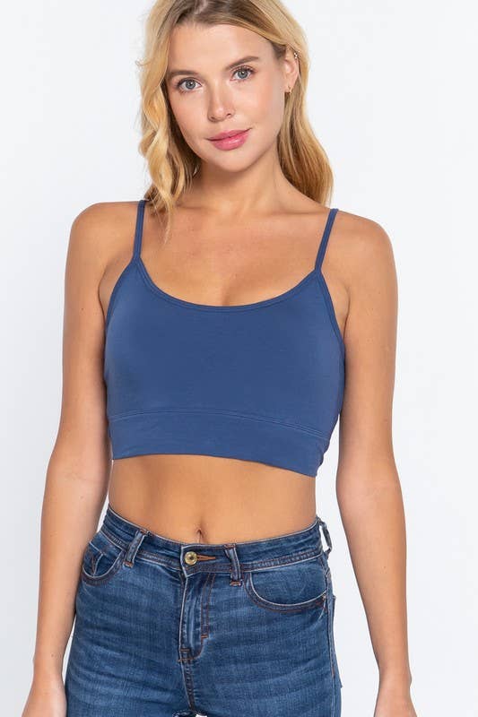 Active Basic | Active USA - Vente Caraco – femme - Débardeur à dos torsadé avec bonnet de soutien-gorge amovible et col rond16