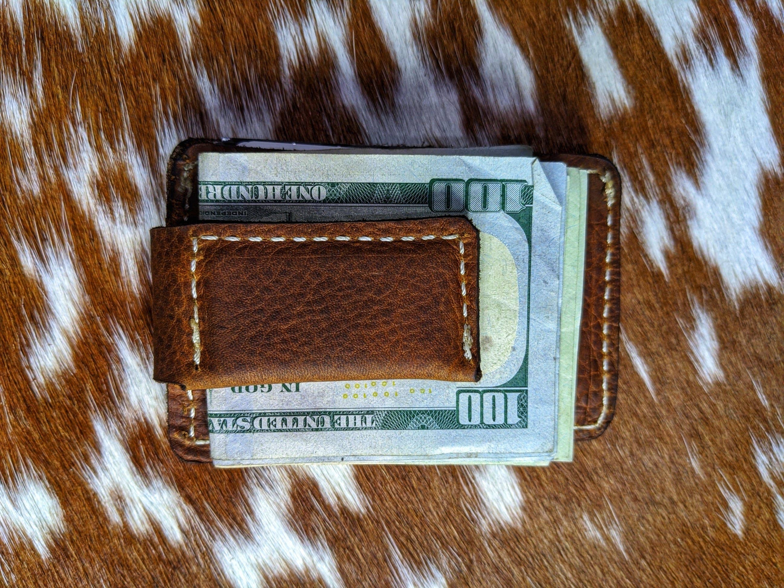 NDesigns Leather - Wholesale Wallet - Men's - "lil Hefe" Magnetic Wallet (Our #1 selling Wallet)0