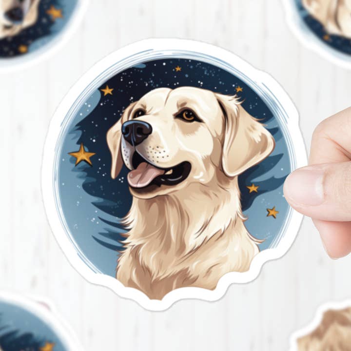 Labrador Retriever Sticker | Pet, Dog Sticker for wholesale by Mystical Clarity