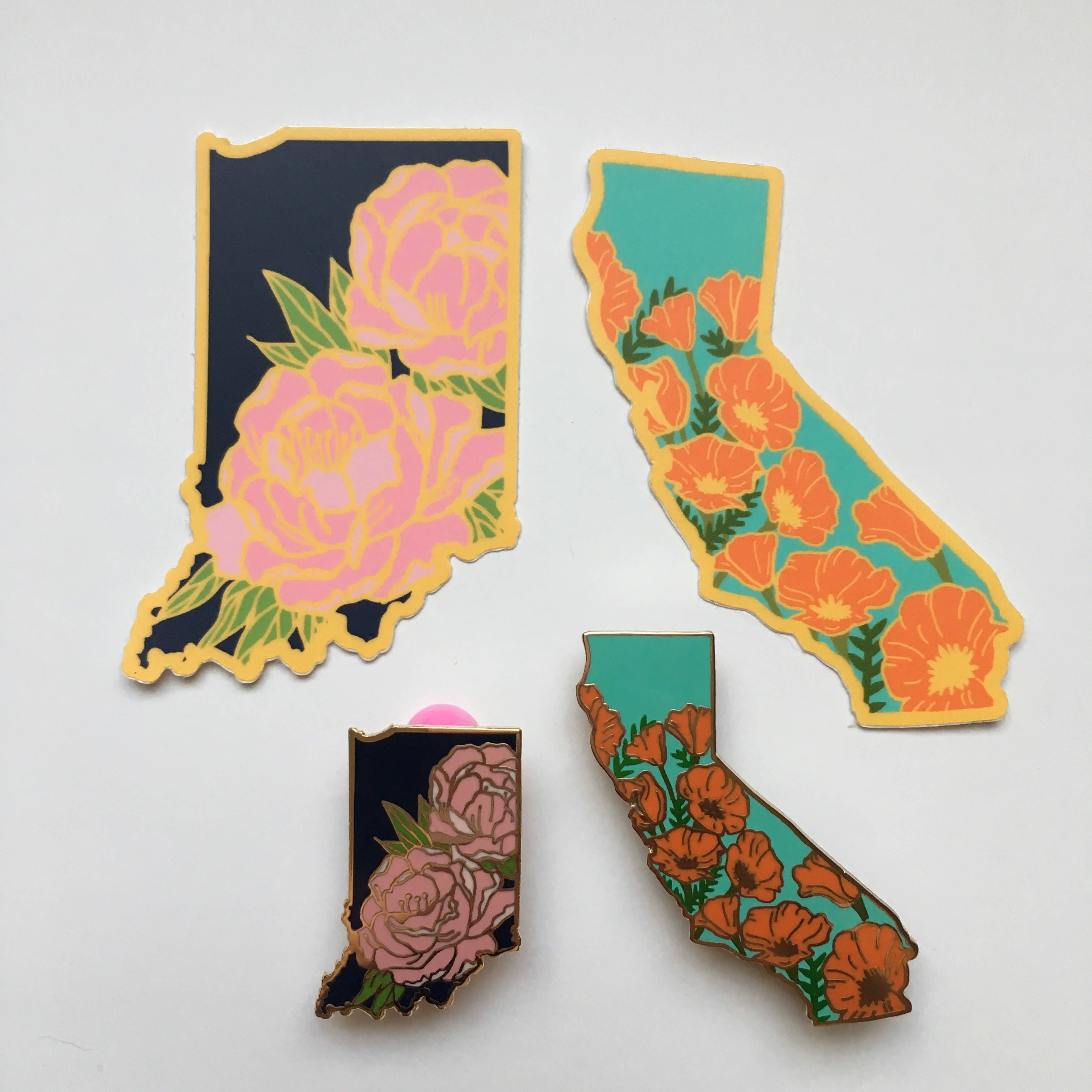 Lil Boat Boutique – Adesivo por atacado – Texas Bluebonnet - Adesivo de vinil de 7,6 cm3