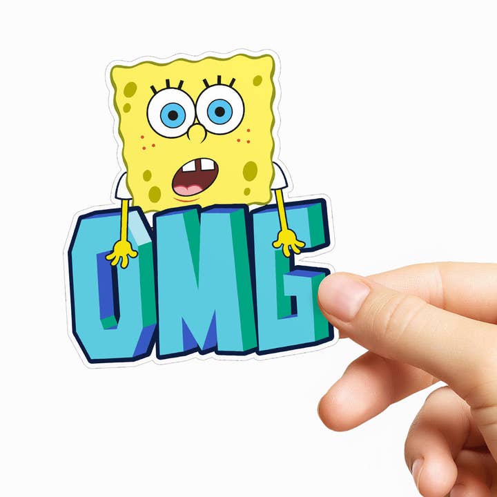 Hybris Production AB - Venta al por mayor Pegatina - Pegatinas OMG de Bob Esponja