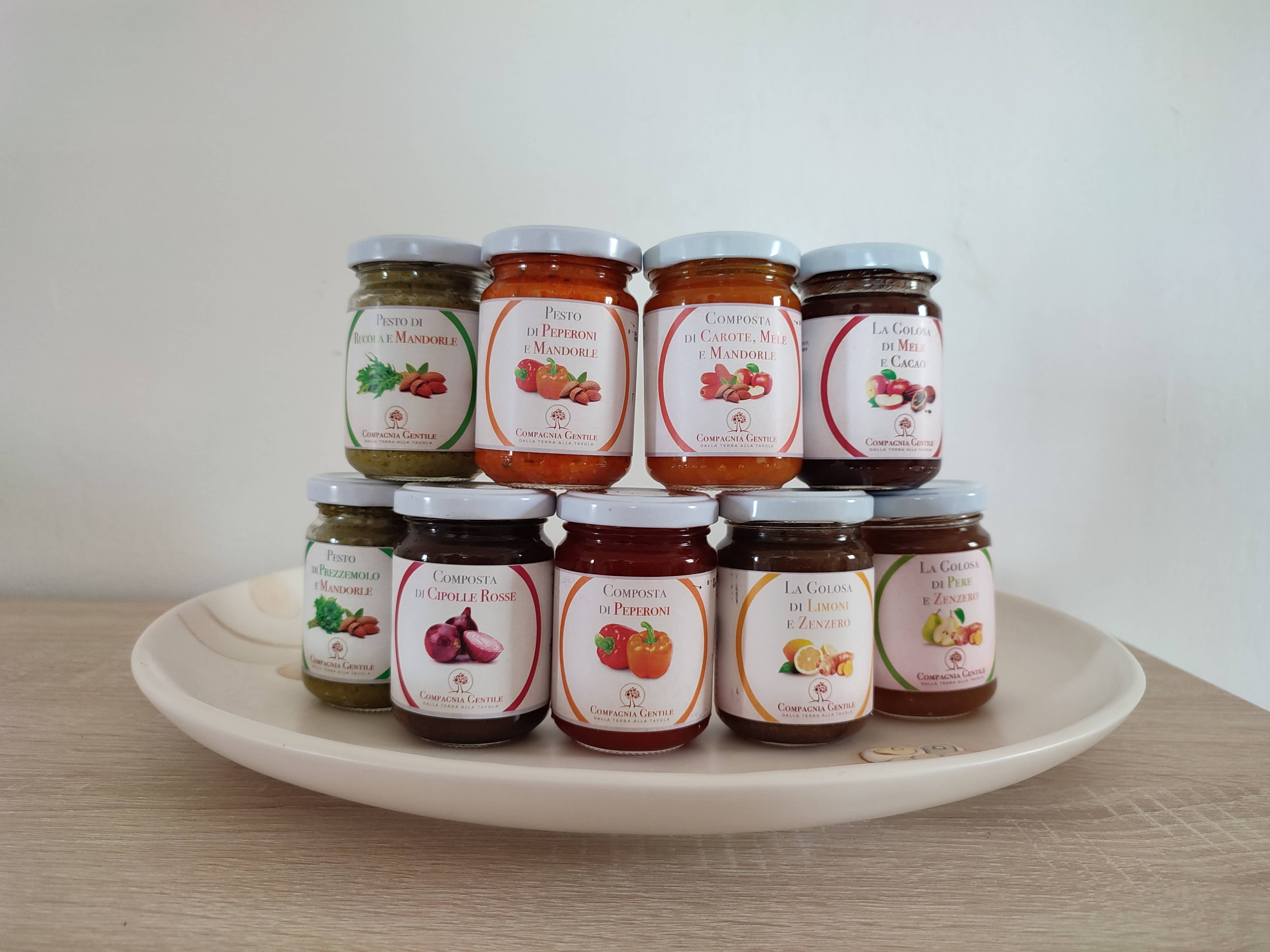 Compagnia Gentile - Wholesale Jam/Jelly - FLAVORS BOX - 36 items