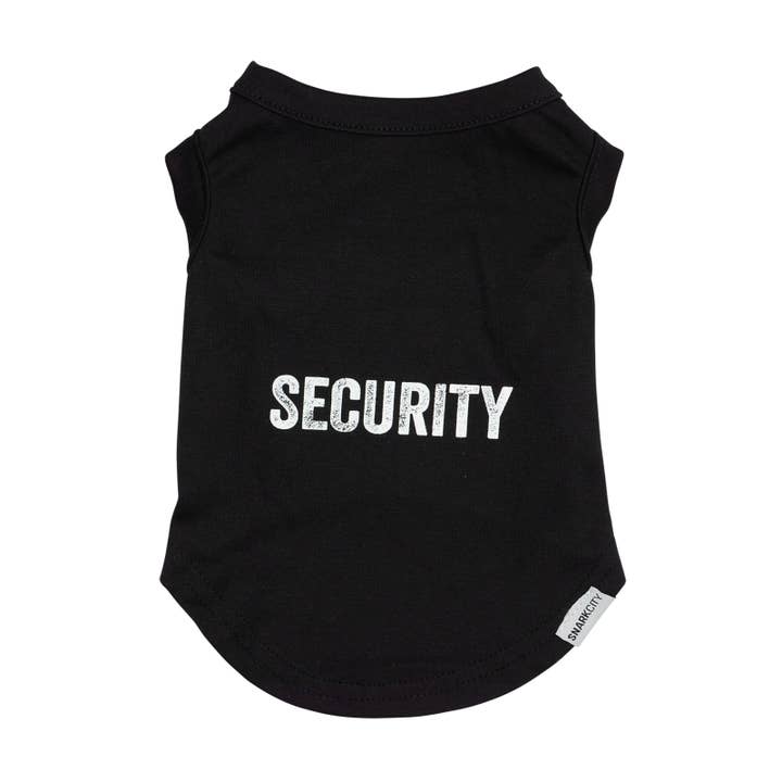 "Security" Pet Tee for wholesale by SNARK CITY