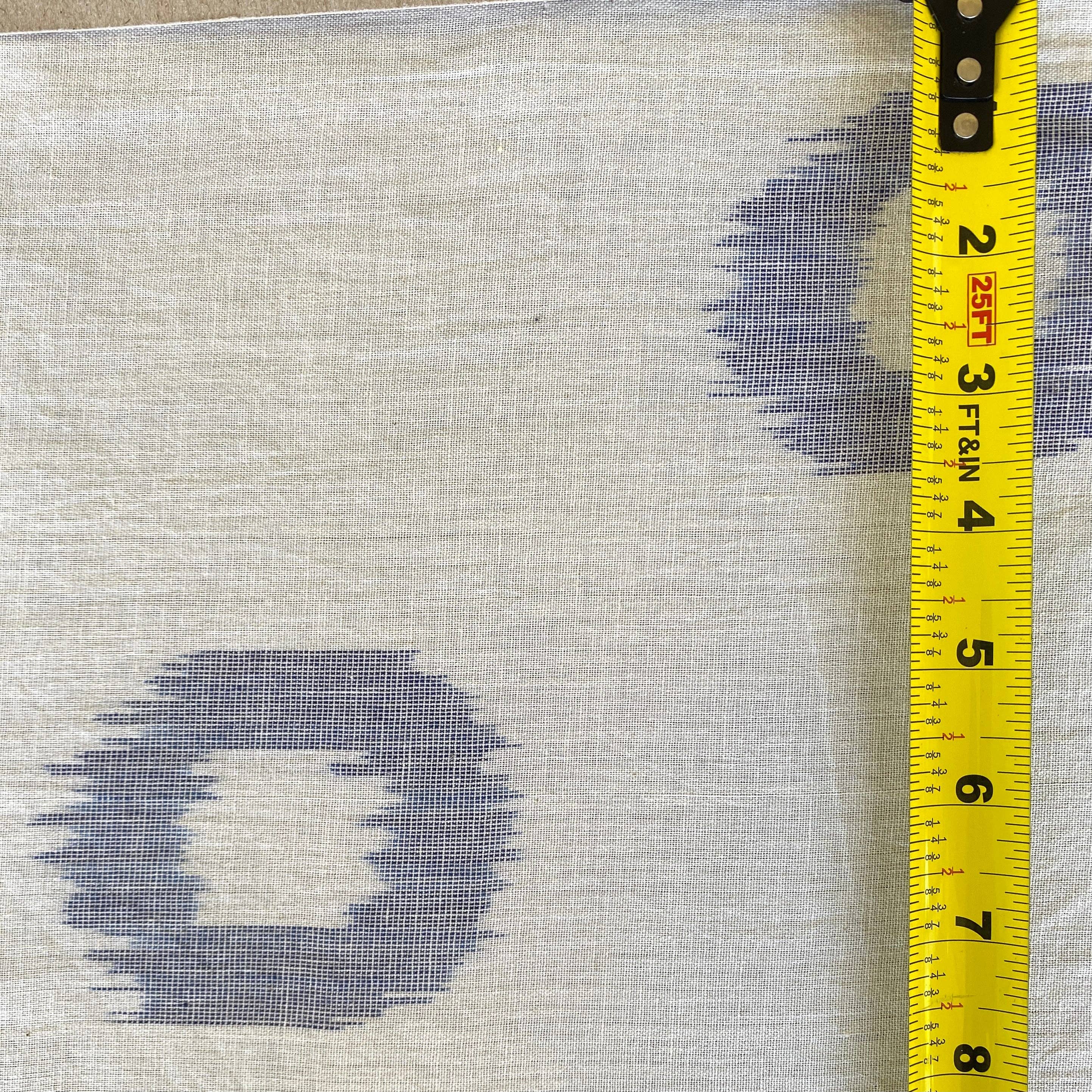 Indigo Handloom - Wholesale Fabric - Handloom IKAT 100% Khadi Cotton IHF-5592