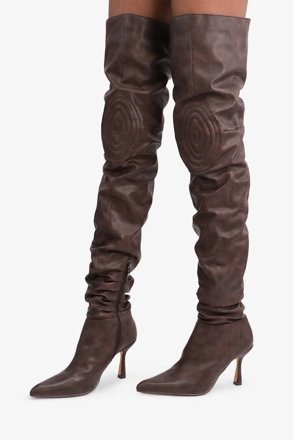 Lemonade Shoes - Wholesale Boots - Women's - KOMODO - Ruched Over-The-Knee Boots5