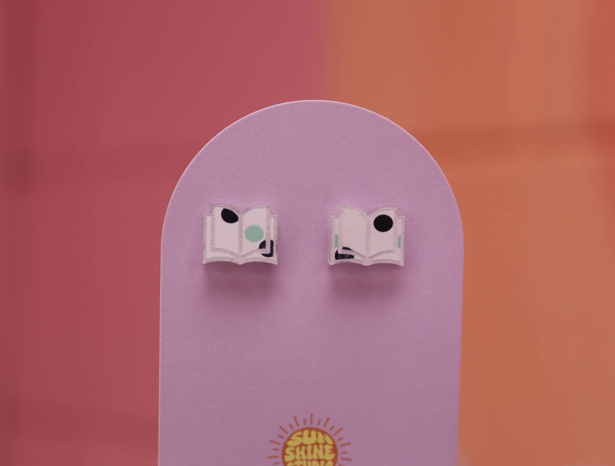 Sunshine Studio - Wholesale Stud/Post Earrings - Open Book Tiny Stud Earrings39