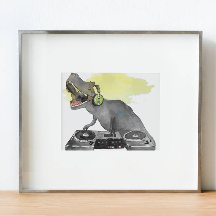 Impresión de mesas giratorias TRex para venta al por mayor de Abigail Leigh Designs