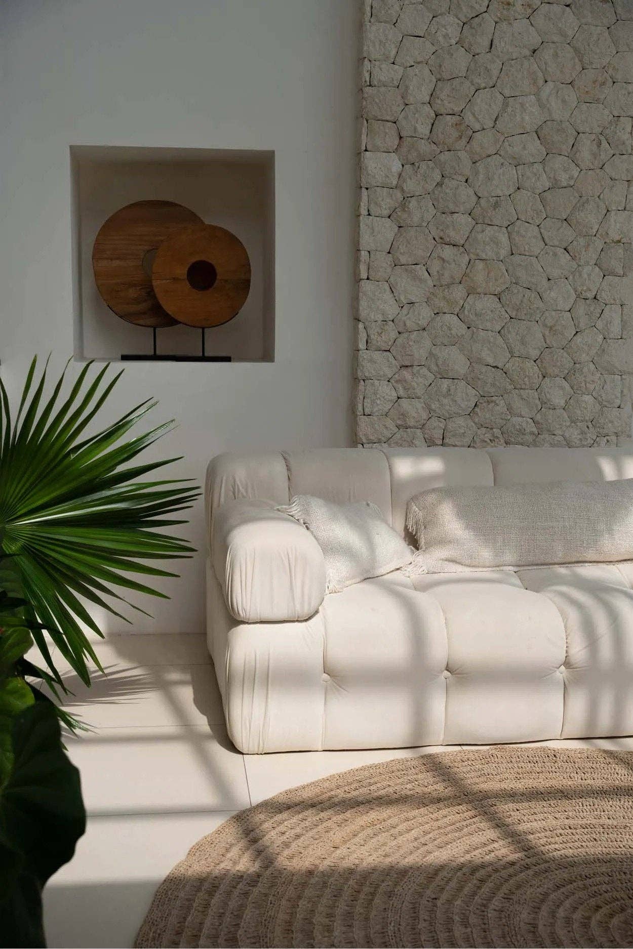 Bazar Bizar Living - Wholesale Throw Pillow Cover - The Oh My Gee Cushion Cover - Cream - 35x1001