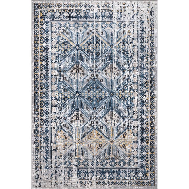 Sidney Machine Washable Vintage Diamond Area Rug for wholesale by nuLOOM