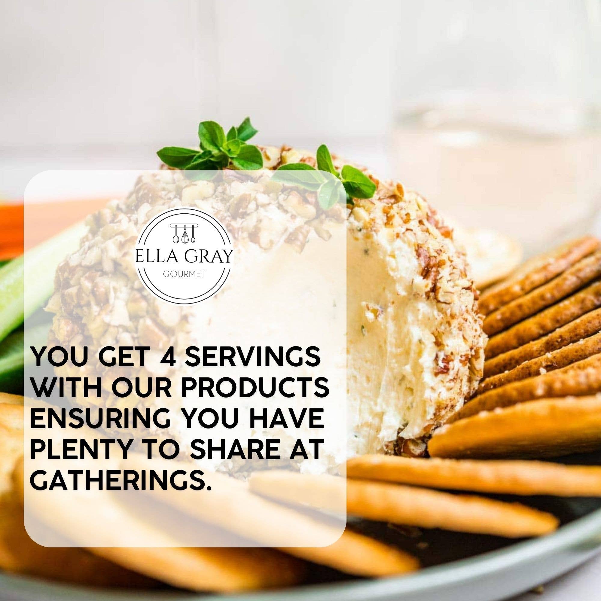 Ella Gray Gourmet - Vente Sauces - Mélange de Boulettes de Fromage - Herbes & Ail3