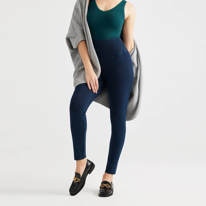 Yummie - Vendita all'ingrosso Leggings - Donna - Leggings Modellanti in Denim - Taglie Forti Disponibili21