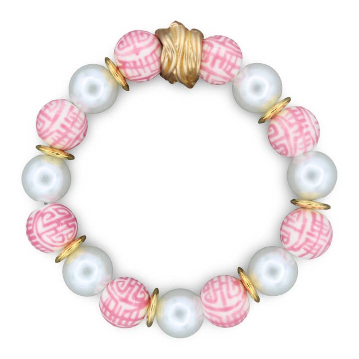 Magnolia Bracelet • Rose for wholesale by Traci's Beads