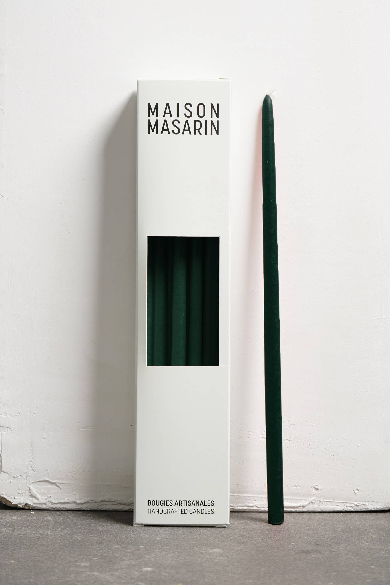 Maison Masarin – Vela/castiçal cónico por atacado – Velas artesanais francesas de florista - pacote com 1035
