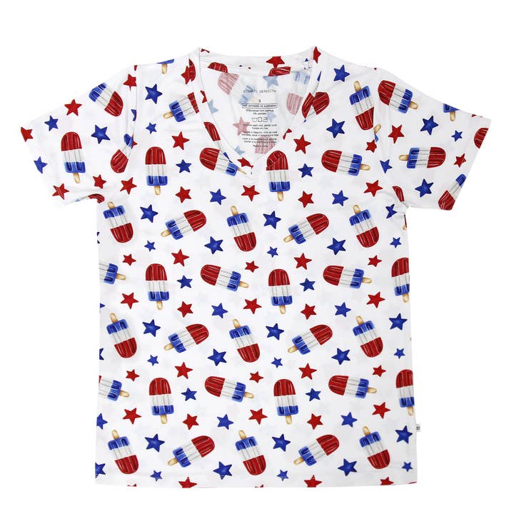 Popsicle Parkway Women’s V-Neck for wholesale by Michael Meredith Inc