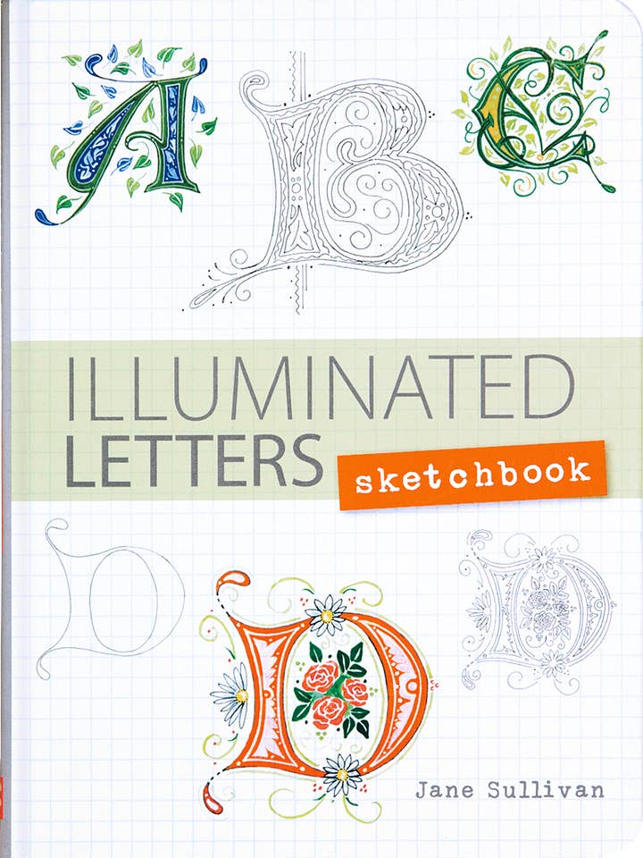 Illuminated Letters Sketchbook for wholesale by Peter Pauper Press