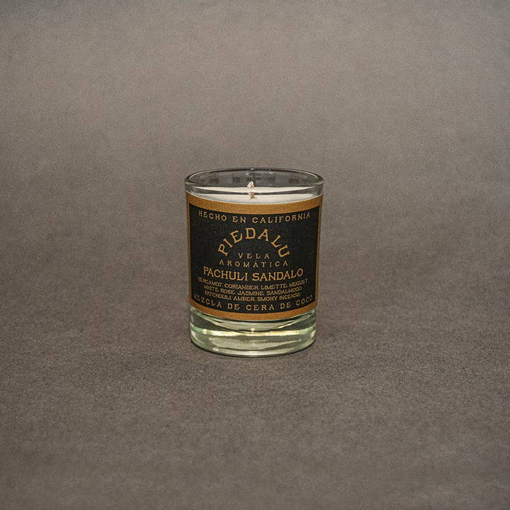 3OZ/85G PACHULÍ SÁNDALO for wholesale by PIEDALU VELA AROMÁTICA