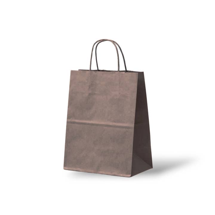 Mini Art Products - Wholesale Gift Bag - Paper Bag (S) – Chocolate Brown – 100 pieces