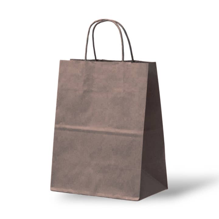 Mini Art Products – Großhandel Geschenktüten – Papiertüte (S) – Schokoladenbraun – 100 Stück0