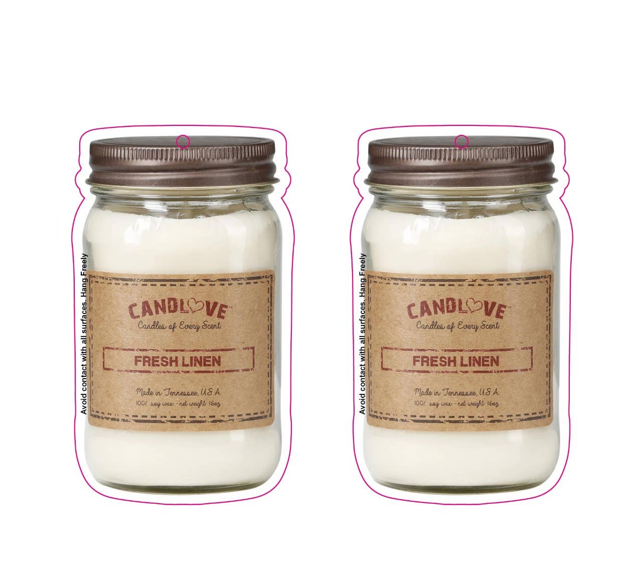 CANDLOVE CANDLE CO - Wholesale Car Freshener - Unisex - CANDLOVE Strong Scented Car Freshner 16 Scents (1x Peice)15