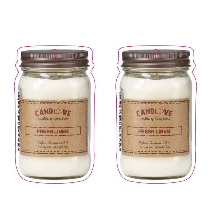 CANDLOVE CANDLE CO - Wholesale Car Freshener - Unisex - CANDLOVE Strong Scented Car Freshner 16 Scents (1x Peice)15