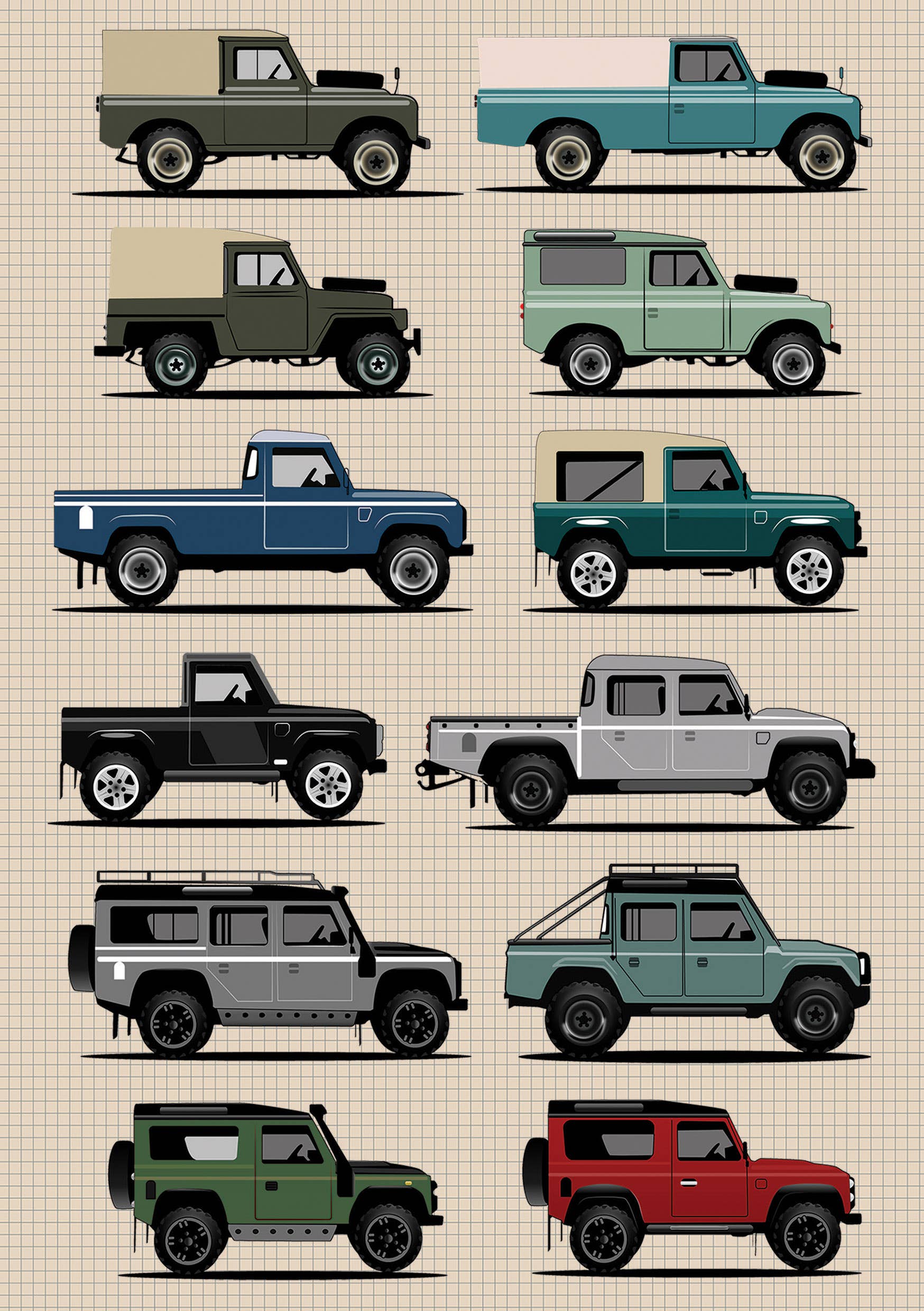 Coach House Partners - Wholesale Notebook - Land Rover Softback Notebook (A5 lined 120 pages)2