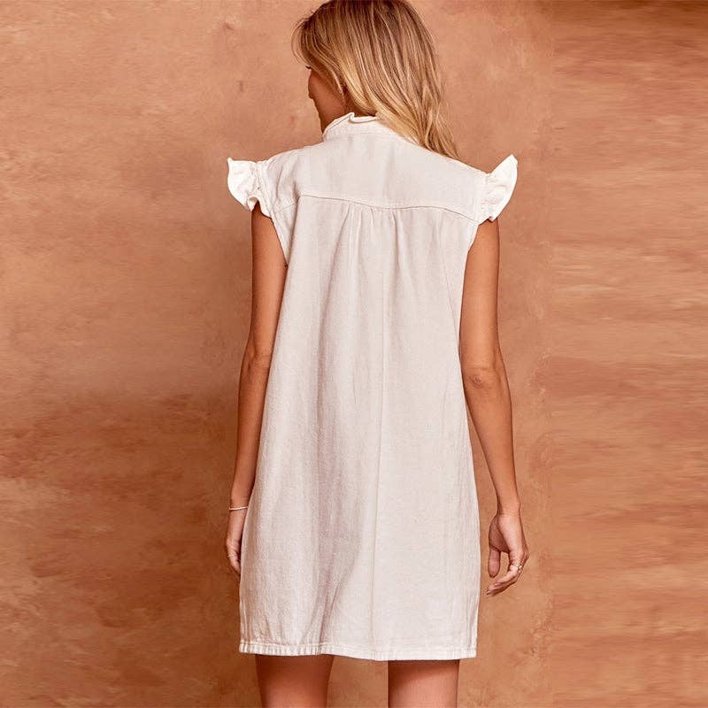 lilyandlaceboutique - Wholesale Jurk - Dames - Populaire denim gewassen distressed jurk7