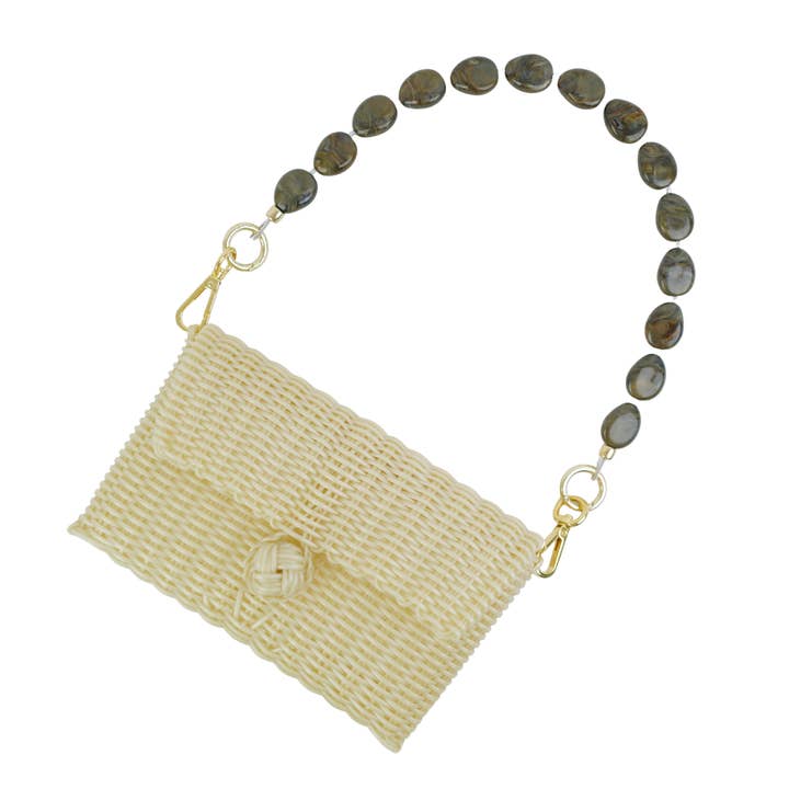 The Lilley Line - Wholesale Top Handle Bag - Women's - Pochette , Umber Swirl River Stone6