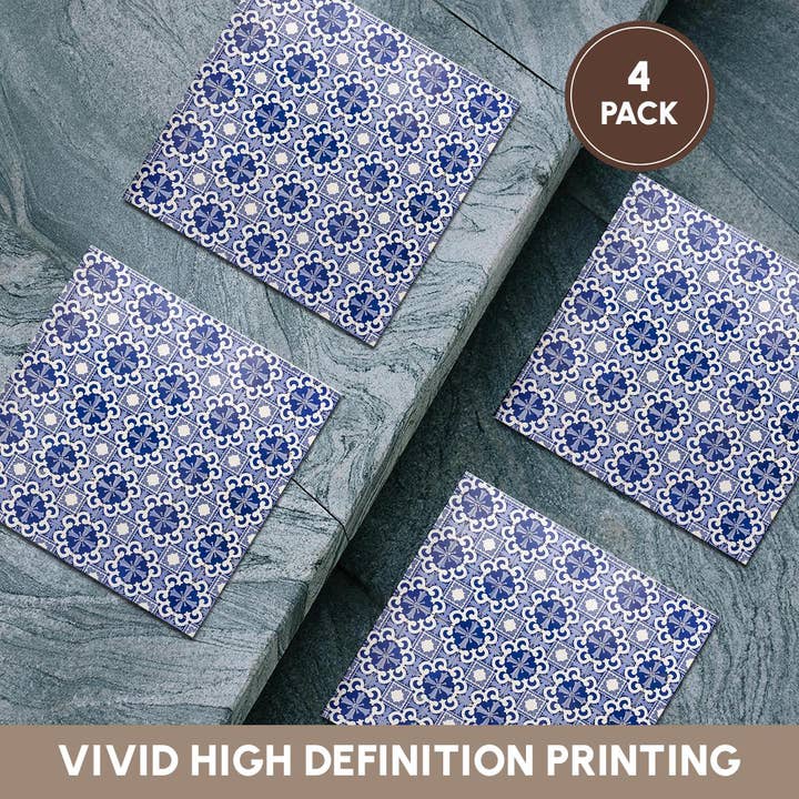 3dRose - Wholesale Coasters - 3dRose, Portugal, Porto, Hand painted ceramic tiles decorate building. 1, Coaster5