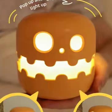 Luz Nocturna Recargable LED de Calabaza Fantasma - Halloween para venta al por mayor de Holiday Farm