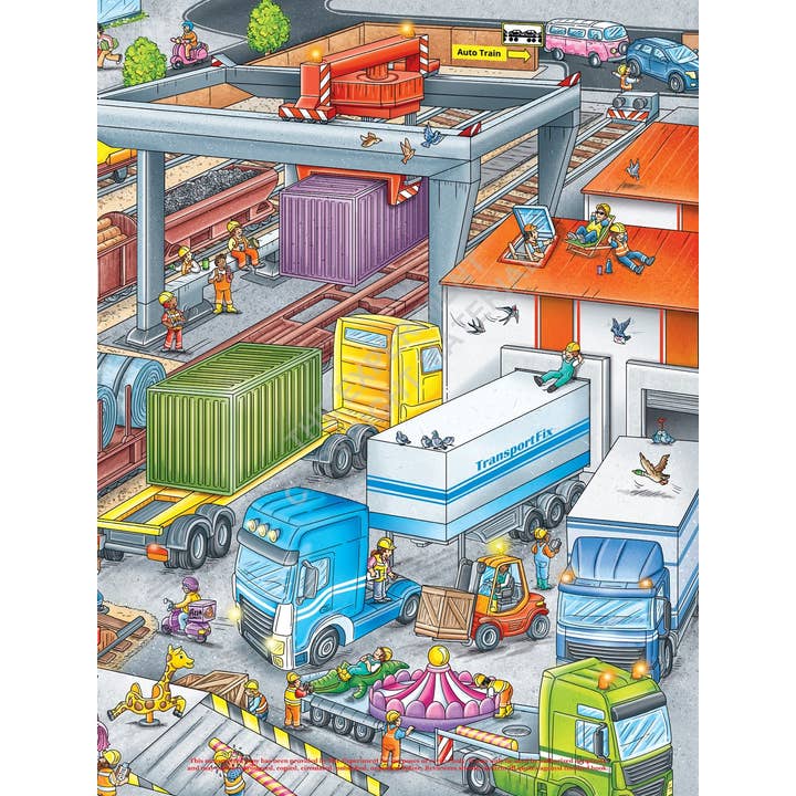 W. W. Norton - Wholesale Preschool Book (3-5) - My Big Wimmelbook® - All Aboard the Train!4