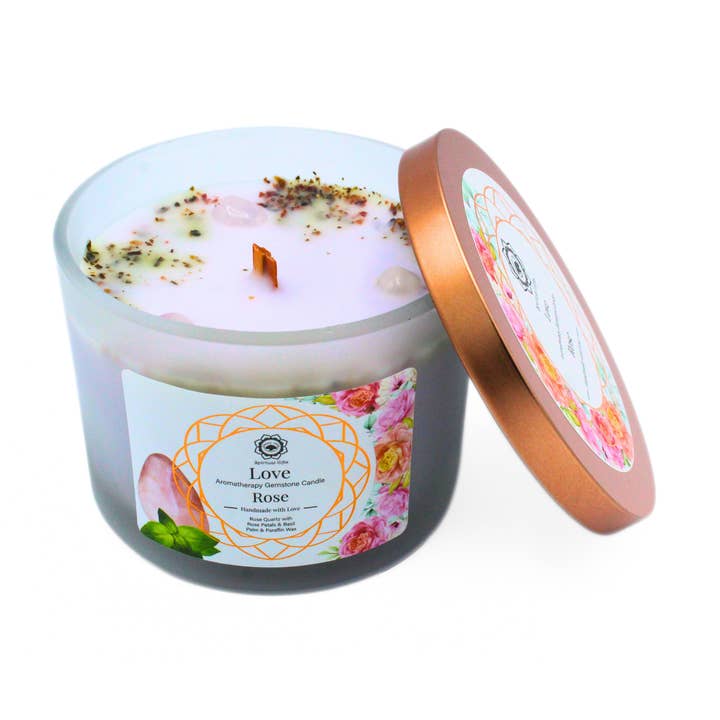 Green Tree Gemstone Scented Candle Love Rose 256g and other Purchase Wholesale ciondoli argento 925. Free Returns & Net 60 Terms on Faire trending on Faire.