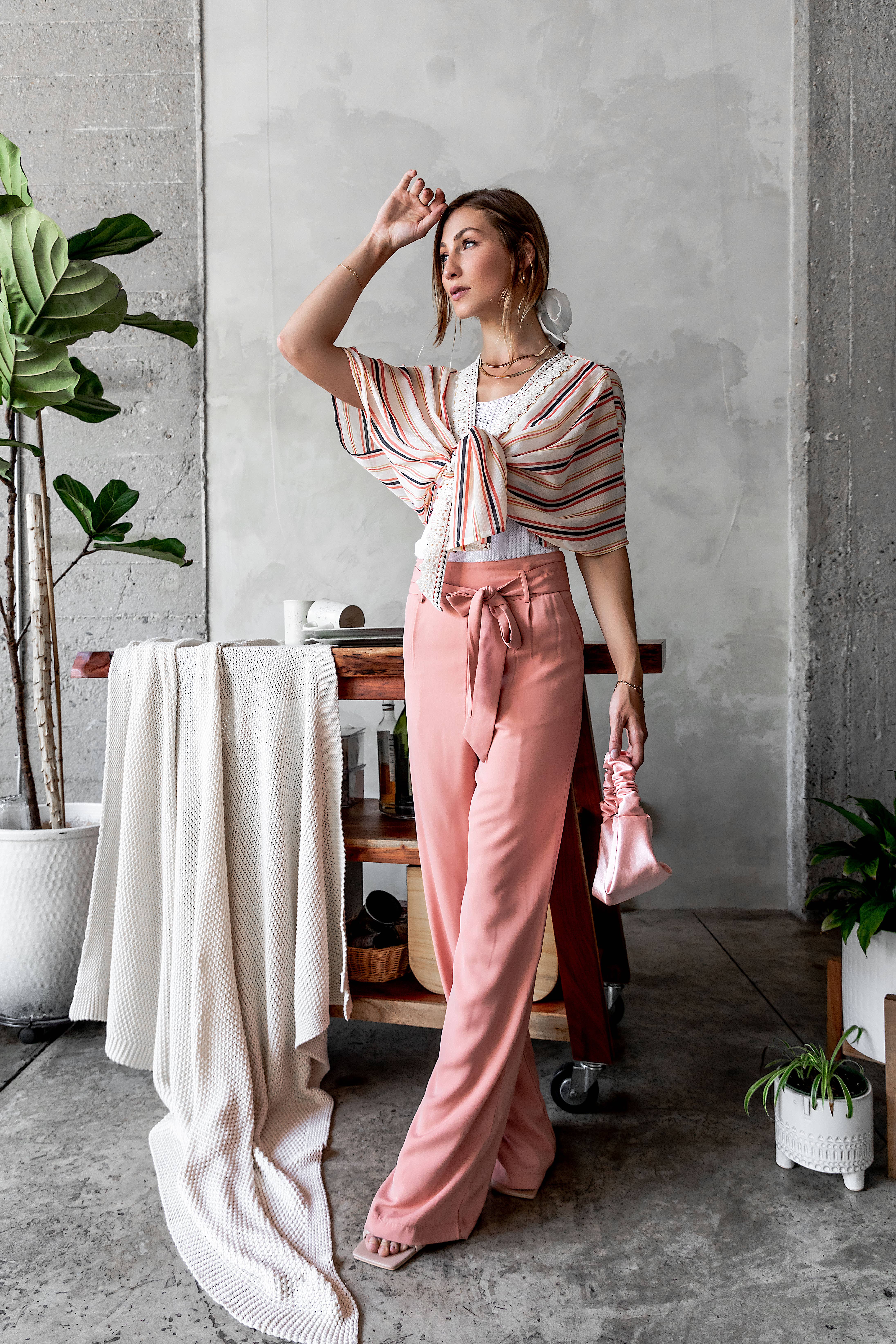 Hope Horizon LLC - Wholesale Pants - Women's - Pink East Hampton Pants