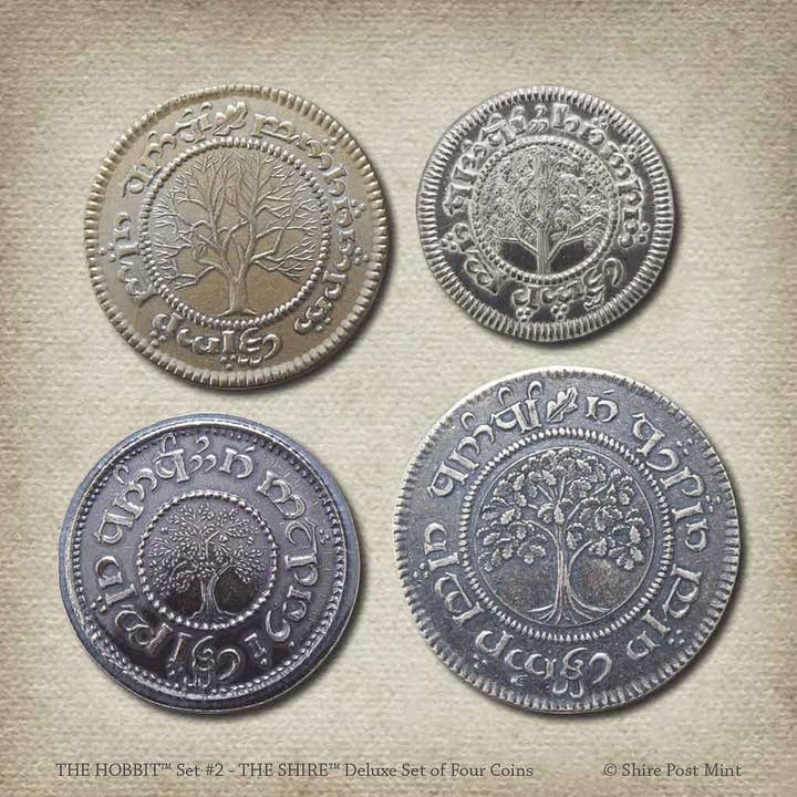 The Hobbit™ Set #2 - The Shire™ Deluxe Set of Four Coins - S for wholesale by Shire Post Mint