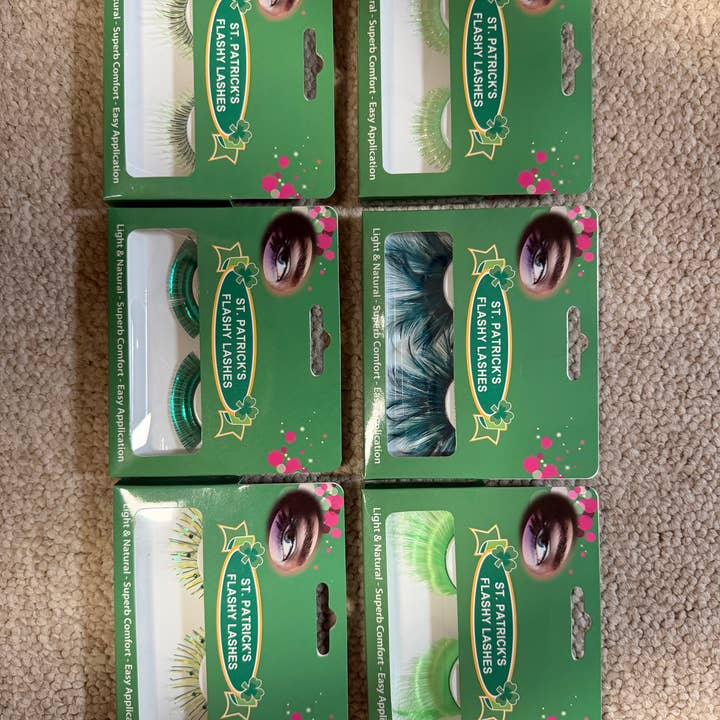 Pestañas Llamativas - Juego de 6 para venta al por mayor de CBE Inc