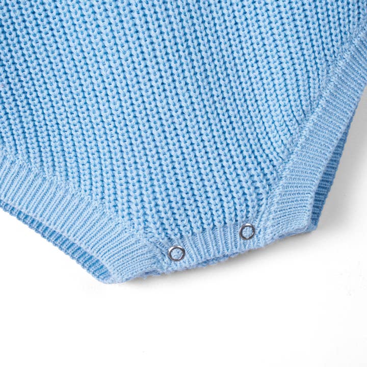 SwaddleAn - Wholesale Romper - Kids - 100% Cotton Classic Baby Knit Romper 7