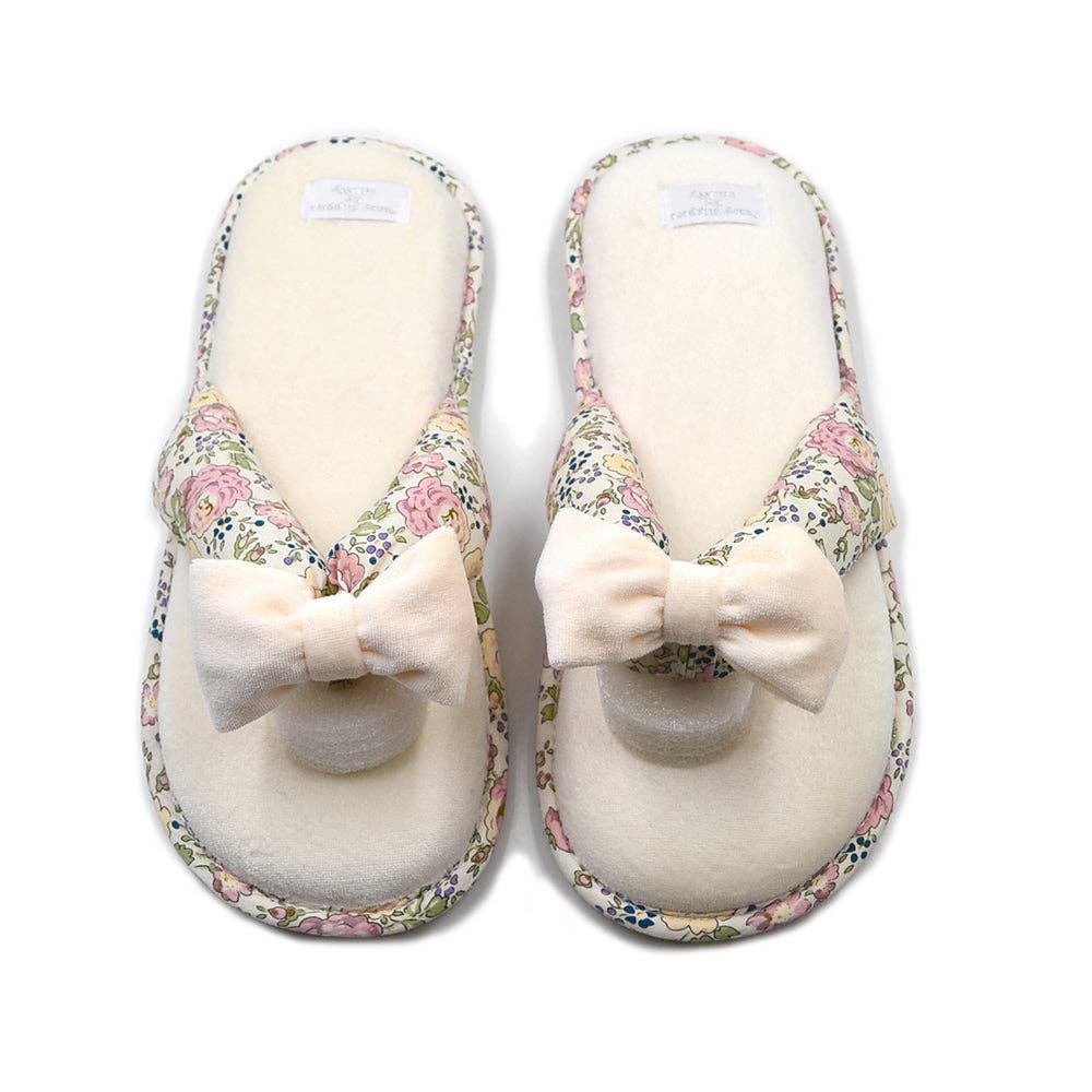 Millffy – wholesale Slippers – Women's – Millffy Summer Floral Print Cotton Slippers Japanese Yellow Daisy Flowers Ladies Thong Slippers0