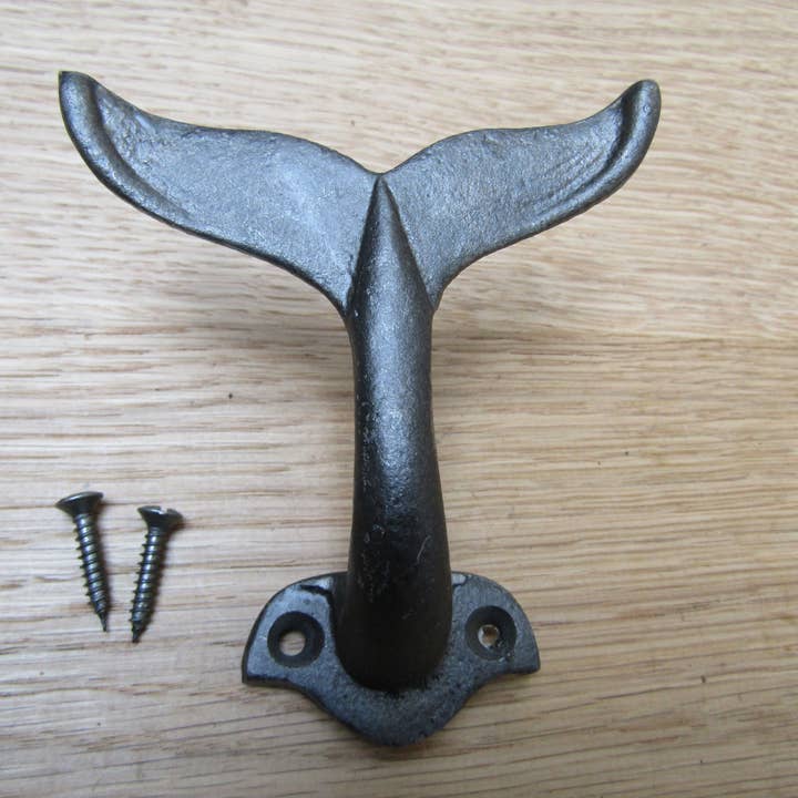 Whale Tail Hook Antique Iron for wholesale by IronmongeryWorld