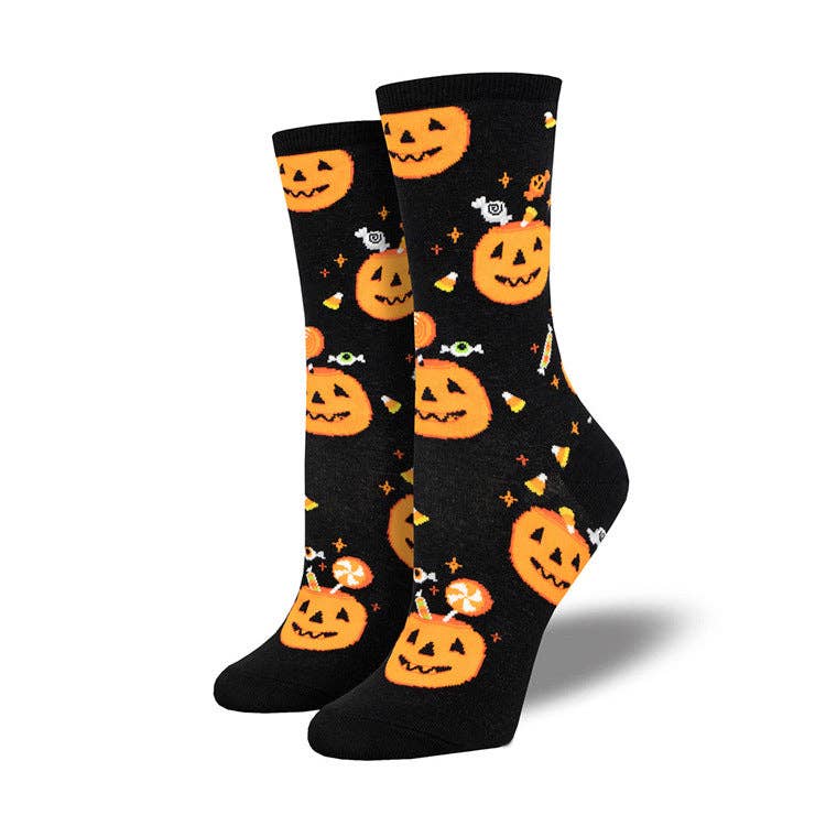 Tourtiwi - Wholesale Socks - Women's - Halloween Funny Jacquard Crew Socks1