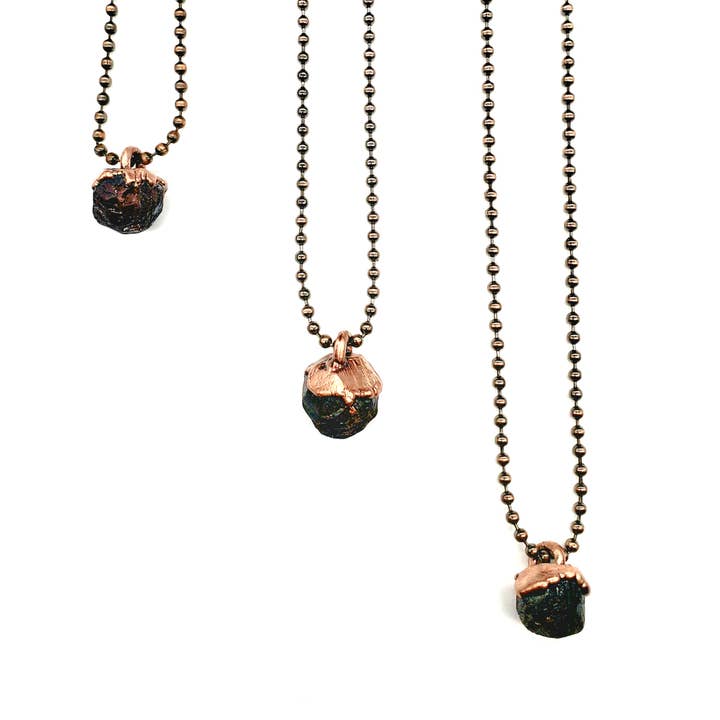 Garnet Birthstone Necklace / Ball Chain for wholesale by MergingMetals