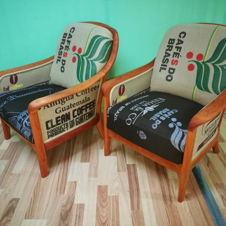 CAFFAHHAUS - Wholesale Area Rug - Vintage decorative armchair from “Coffee Zen Collection”1