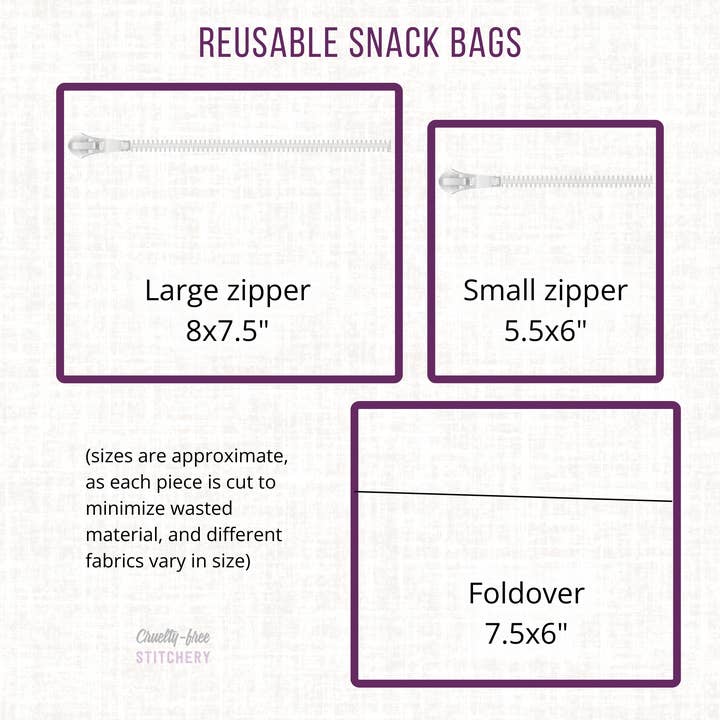 Cruelty-Free Stitchery - Wholesale Food storage wrap/bag - Reusable Snack/Sandwich Bag - Halloween Picnic7