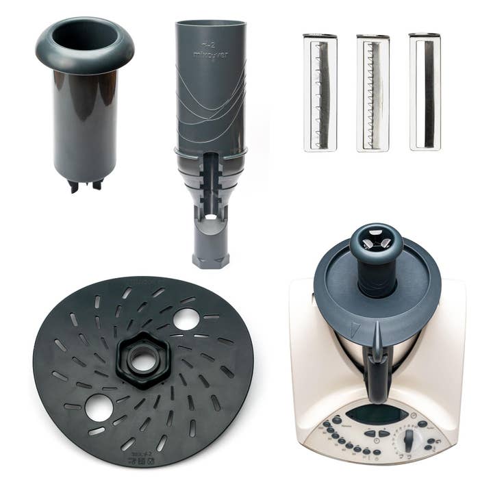 Tagliatelle vegetali tagliate a spirale Mixcover compatibili con Thermomix TM31 per la vendita all'ingrosso da parte di Mixcover GmbH