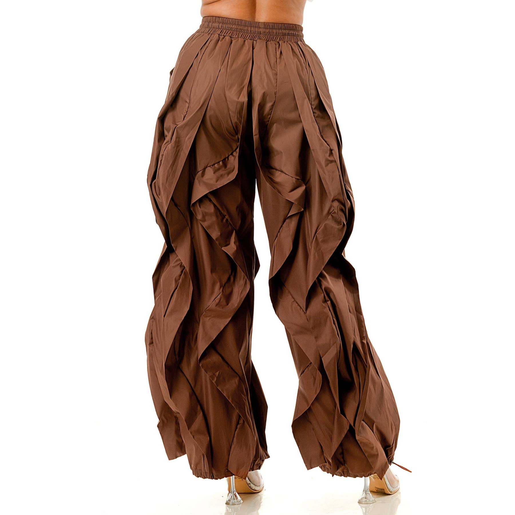 DORCAS – Engroshandel Bukser - Dame – Plus oversized bredbenede joggerbukser med flæser7