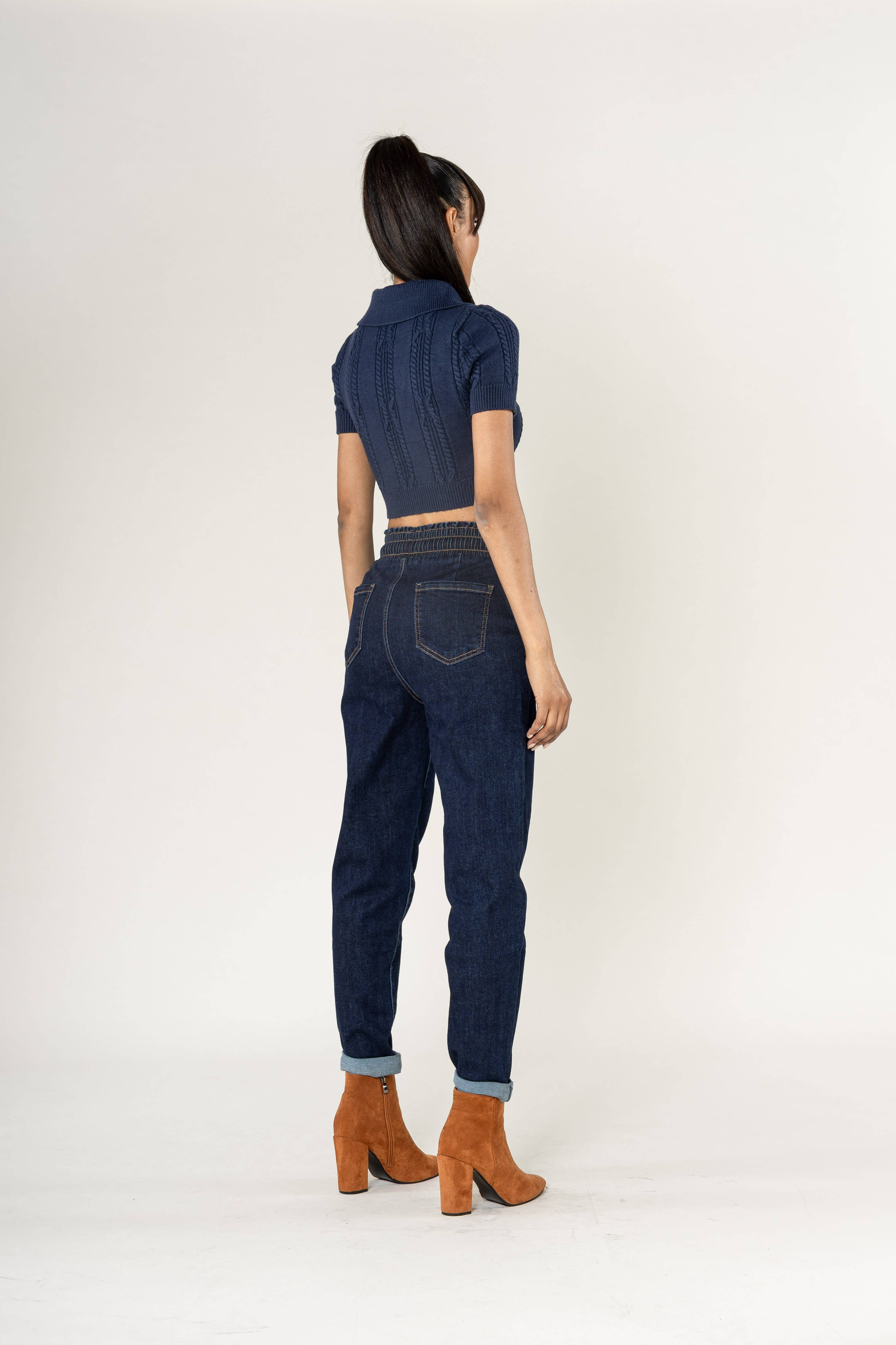 Nina Carter - Wholesale Pants - Women's - Panta jogg leopard elastic waist with drawstring P50023