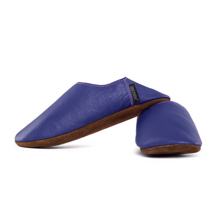 Chaussons Babouche - Denim pour la vente par Tomar Creation